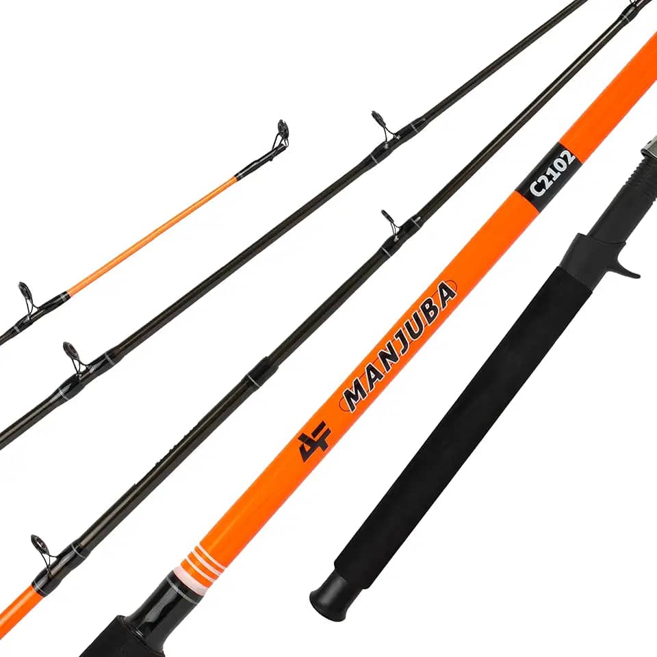 Vara de Pesca para Carretilha Albatroz Manjuba 2,10 mt 25 Libras 2 Partes