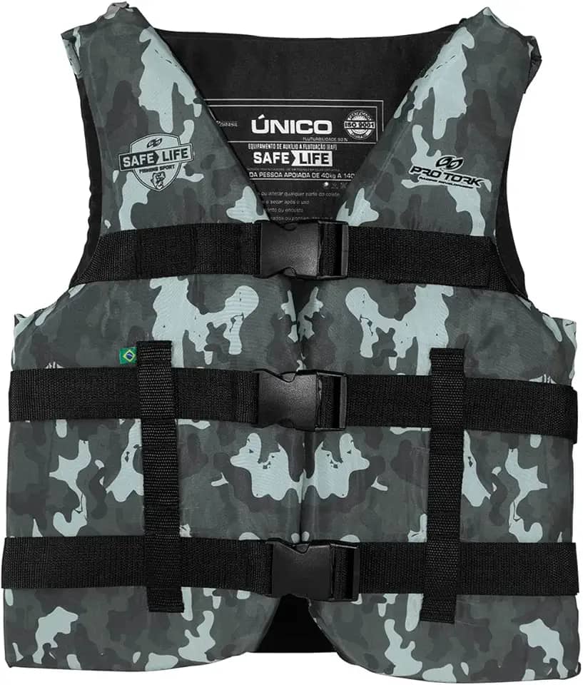 Colete Salva Vidas Auxiliar de Flutuação Pro Tork Safe Life – De 40-140 Kg
