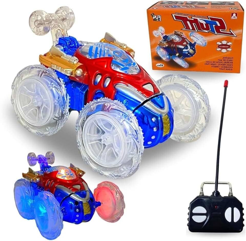 Carro de Controle Remoto Dasher 360° com Luz