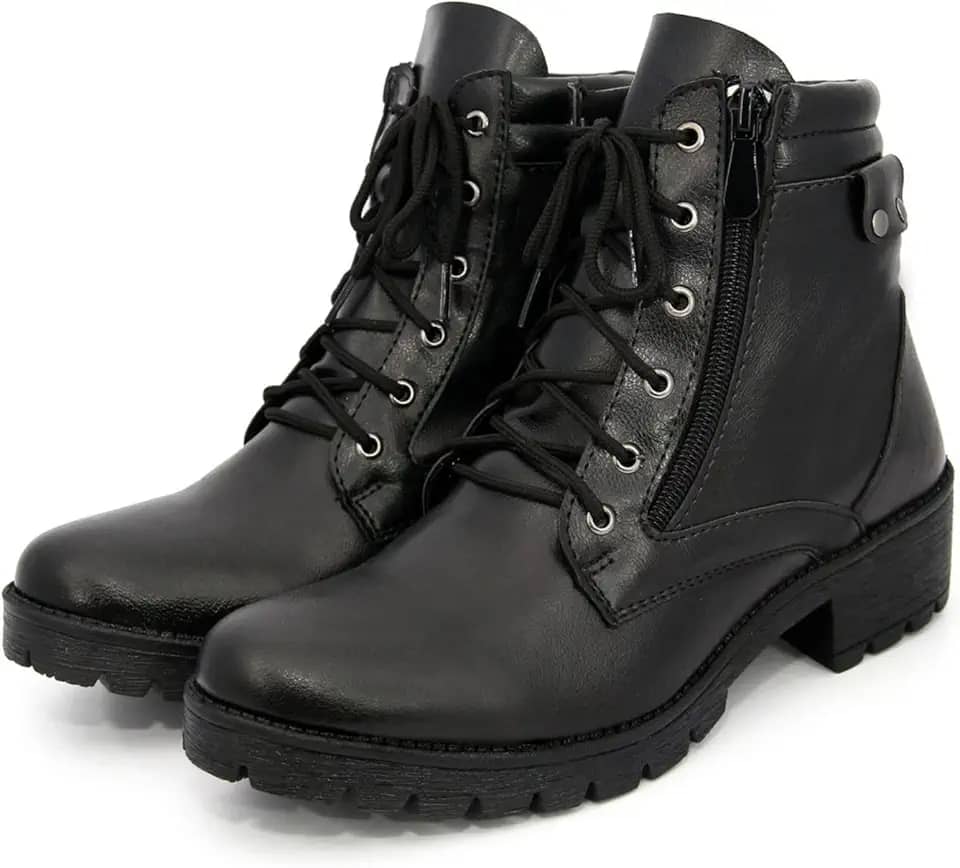 Coturno Bota Feminina Confortável Macia Elegante + Relógio Feminino Led Pulso