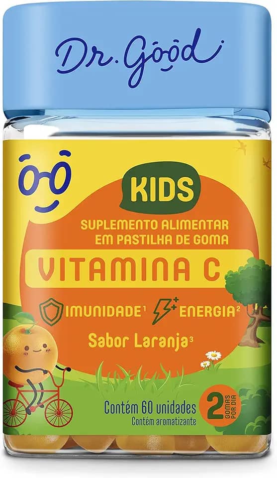 Vitamina C Kids Laranja 60 Gomas