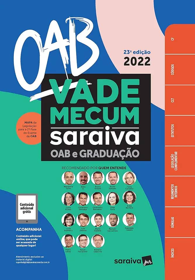 Vade Mecum Saraiva Oab E Graduação - 23ª edição 2022