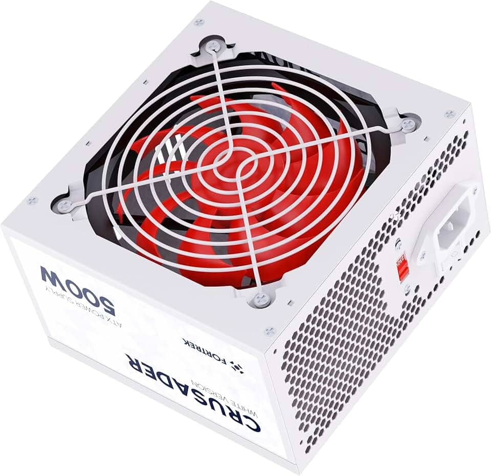 Fonte Gamer ATX Crusader 500W Branca Fortrek