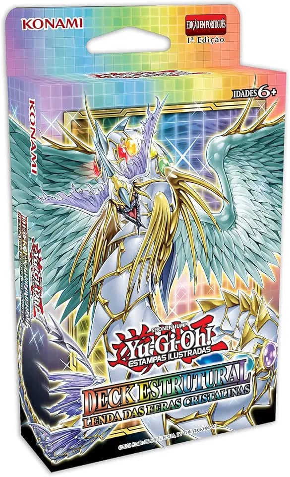 Deck Estrutural Yu-Gi-Oh! yugioh Lenda das Feras Cristalinas Konami Cards Cartas em português