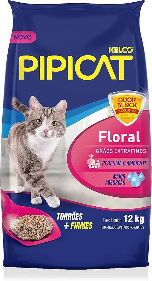 Pipicat Granulado Sanitario Floral 12 kg