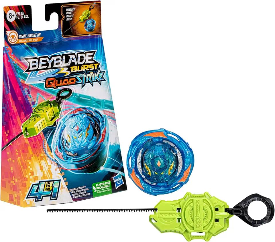 Beyblade, Pião e Lançador QuadDrive Kit Whirl Knight K8