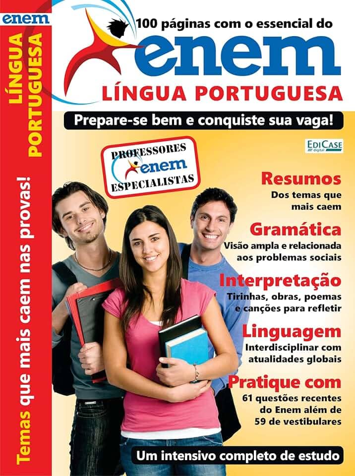 Livro Enem 1 - Língua Portuguesa: Prepare-se bem e conquiste sua vaga!