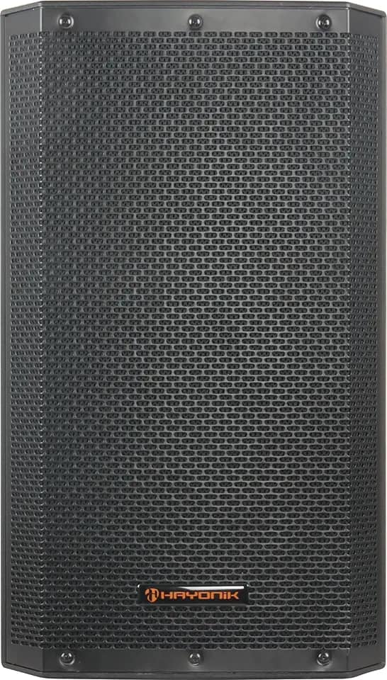 HAYONIK, Caixa Ac. Ativa/Amplificada 720W, Falante 12', Driver Titânio 1,35', USB, Entrada P/Mic, Bluetooth 5.0, Rádio FM, Controle App, 360W RMS, Saída Passiva - PRO12