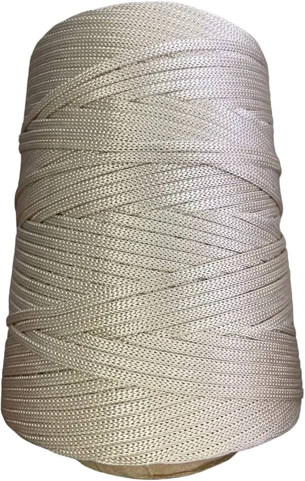 Fio Náutico Cordão 5mm: 500g – Ideal para Crochê, Tricô, Macramê e Artesanato – 100% Polipropileno – Bastos e Bazani (Rami)