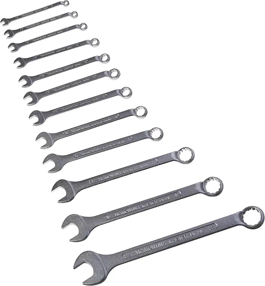 Tramontina 42241212, Jogo de Chaves Combinadas com Pescoço 12 Peças