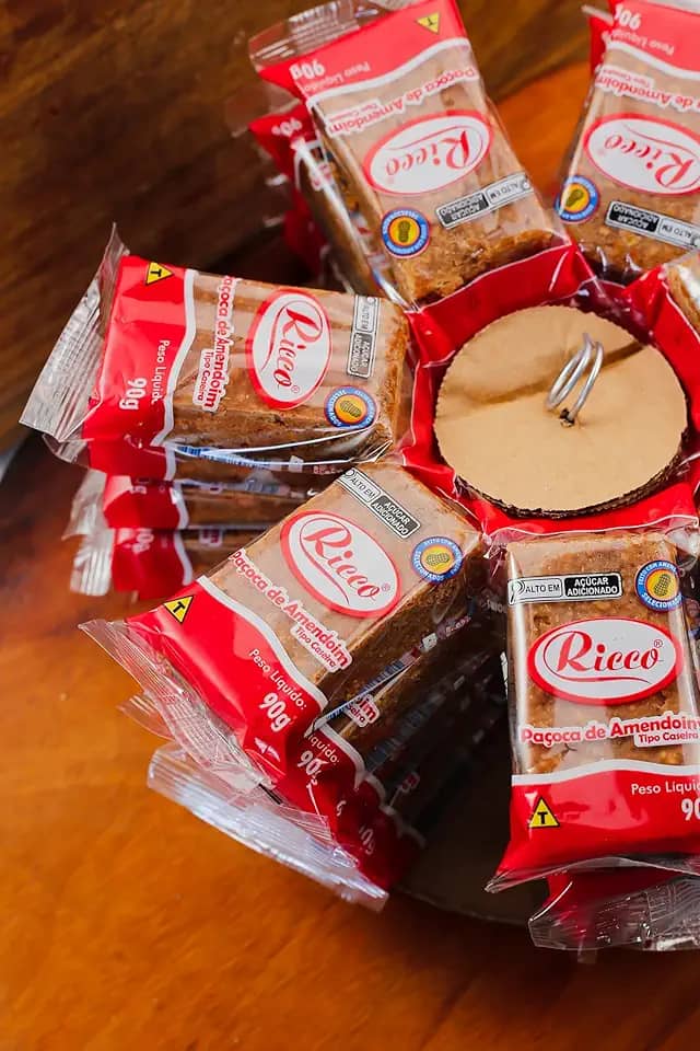 Paçoca Tipo Caseira Ricco (35un de 90g)