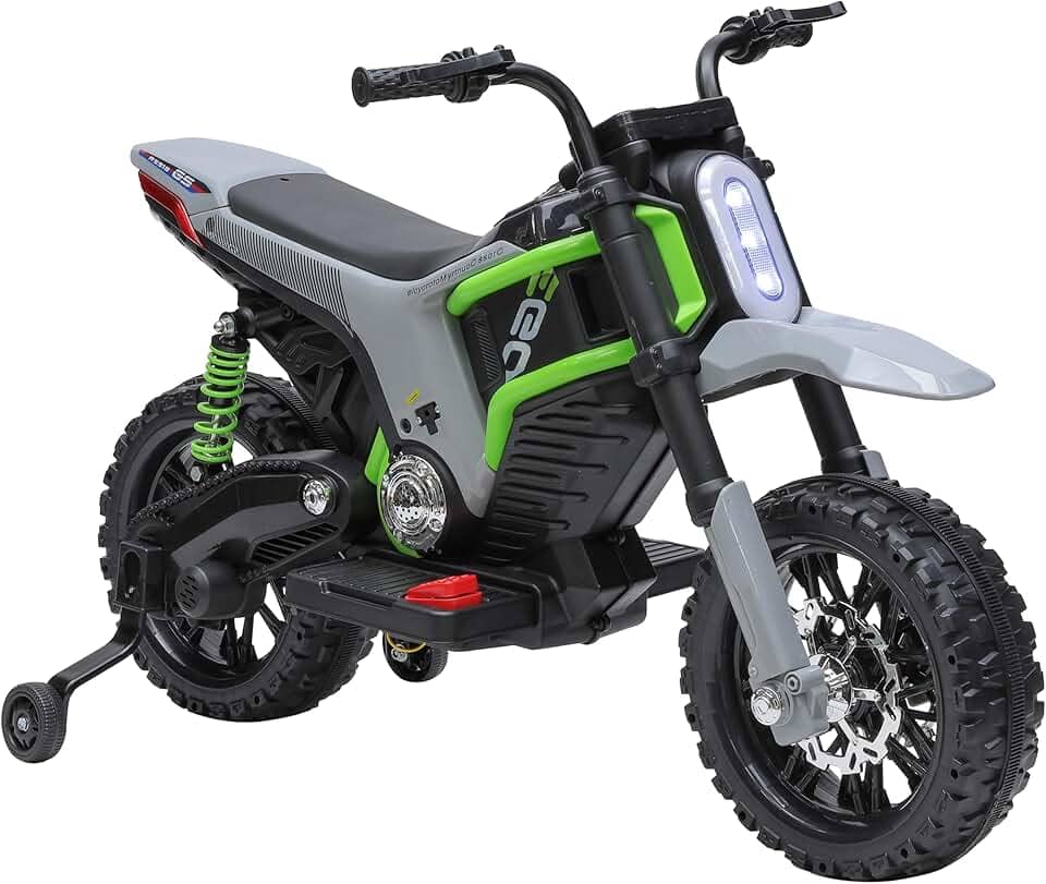 Zippy, Moto Elétrica ZS Brinquedo Infantil 12V - Verde