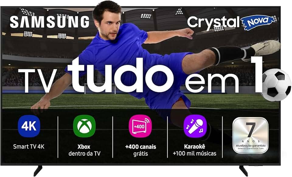 Samsung Smart TV 55" Crystal UHD 4K U8600F 2025