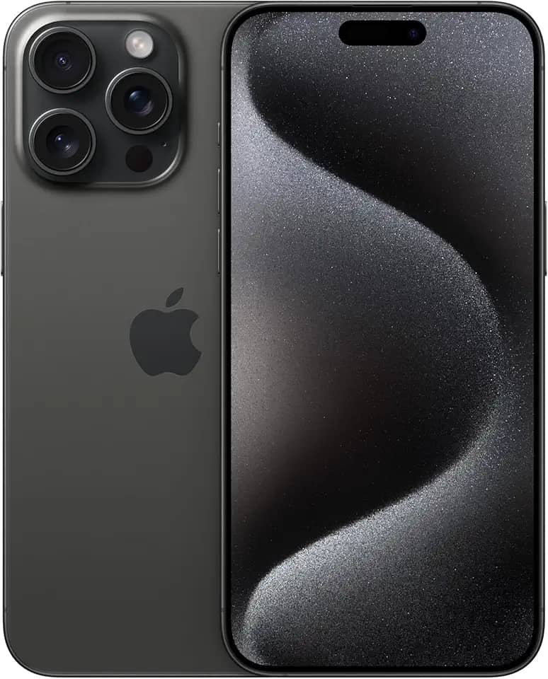 Apple iPhone 15 Pro Max (256 GB) — Titânio preto (Recondicionado)