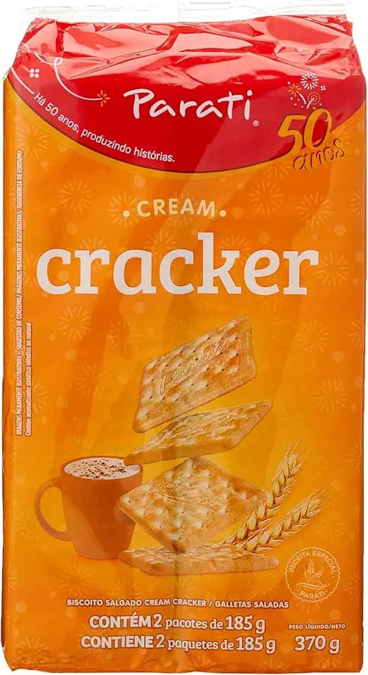 Biscoito Parati Cream Cracker 370g