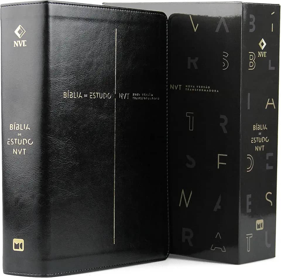 Bíblia de Estudo NVT (Nova Versão Transformadora): Capa Preta