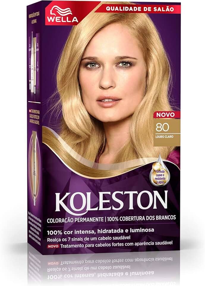 Tintura Koleston 80 Louro Claro