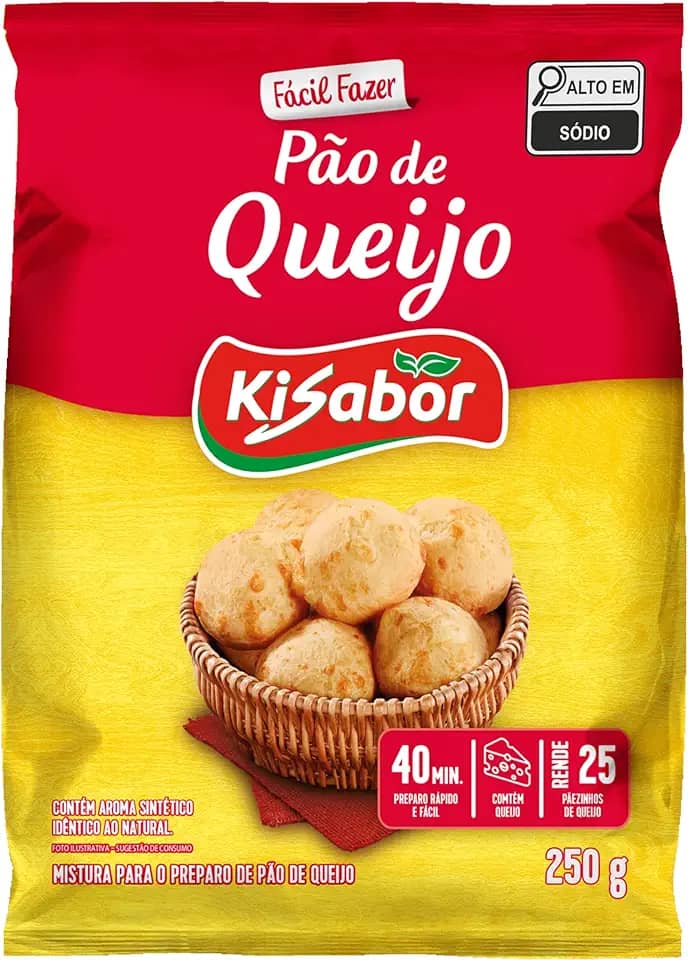 KiSabor Mistura Para Pão De Queijo Kisabor 250 Gramas