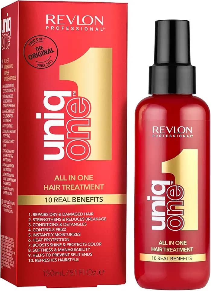 Revlon Professional Uniq One all in one hair treatment 150ml Leave-in 10 em 1, Revlon, VERMELHO, 150ml