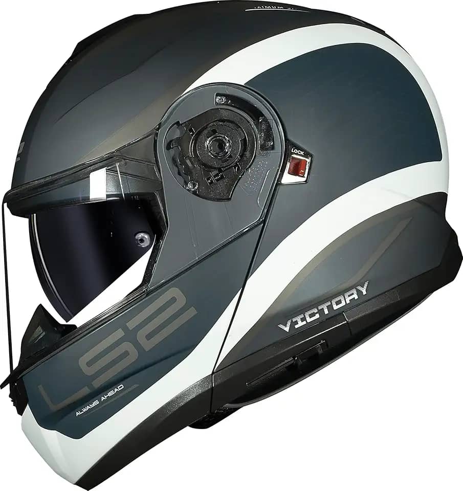 Capacete LS2 FF908 Strobe II Victory Matte Grey Blue Sand 60/G