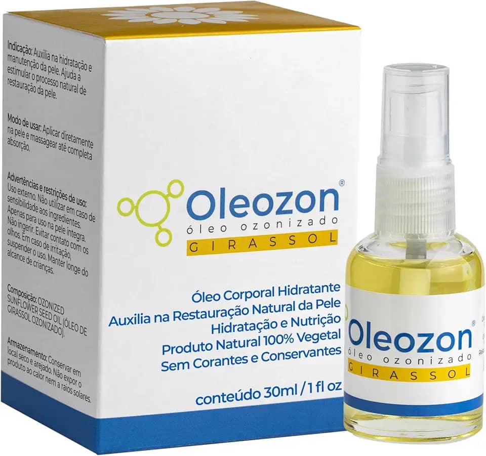 Óleo de Girassol Ozonizado Oleozon 30ml