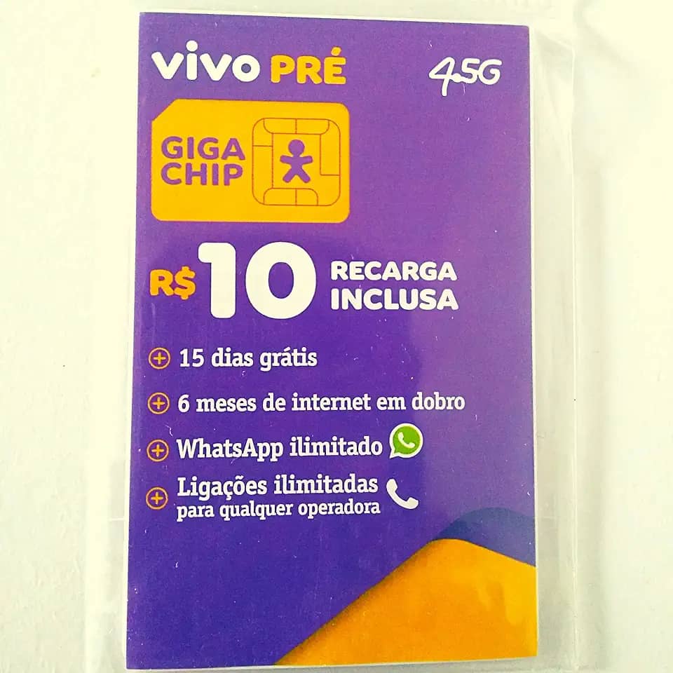 Chip Vivo + Recarga Combo