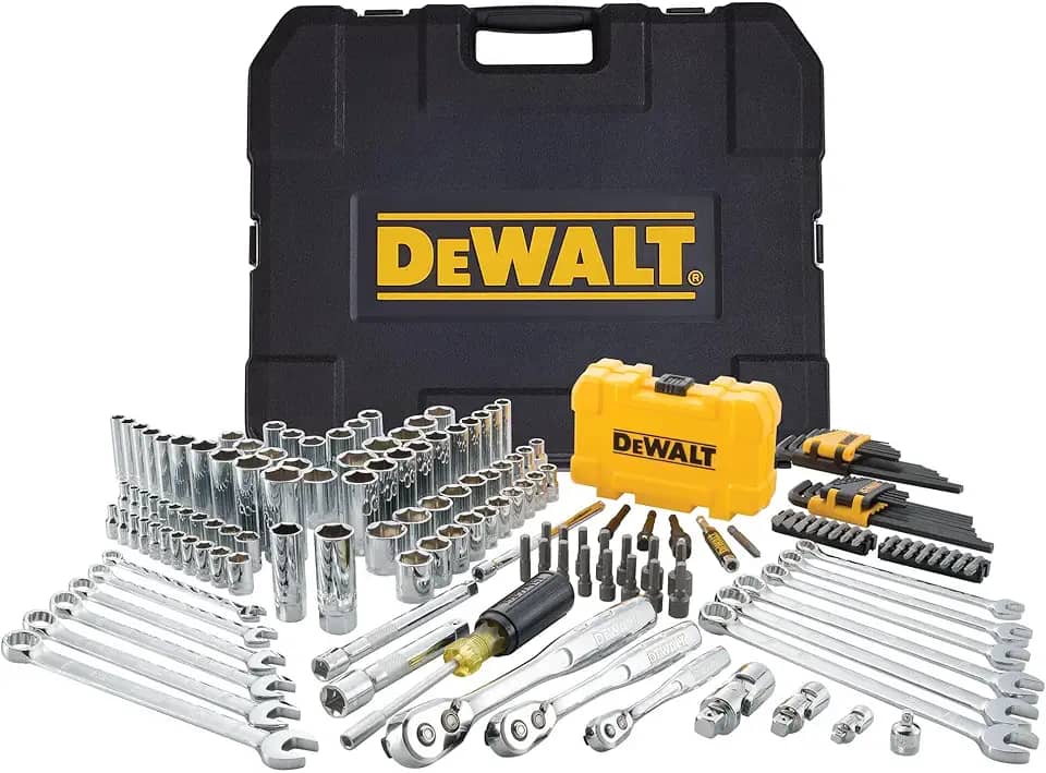 DEWALT Kit de ferramentas mecânicas e conjunto de soquetes, 168 peças (DWMT73803)