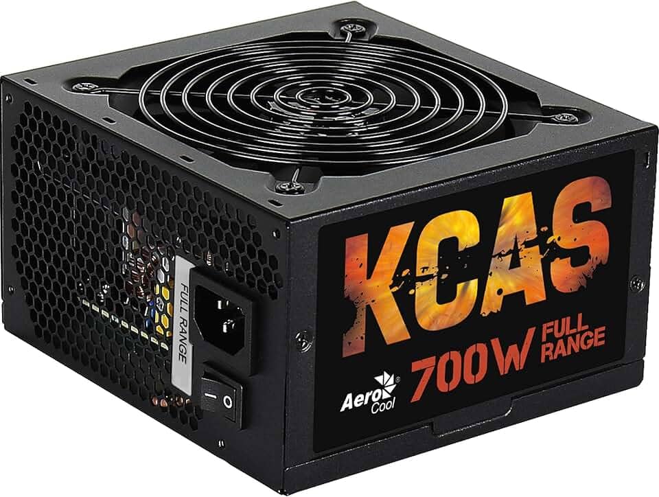 Fonte Gamer ATX KCAS 700W PFC Ativo 80 Plus Bronze Aerocool