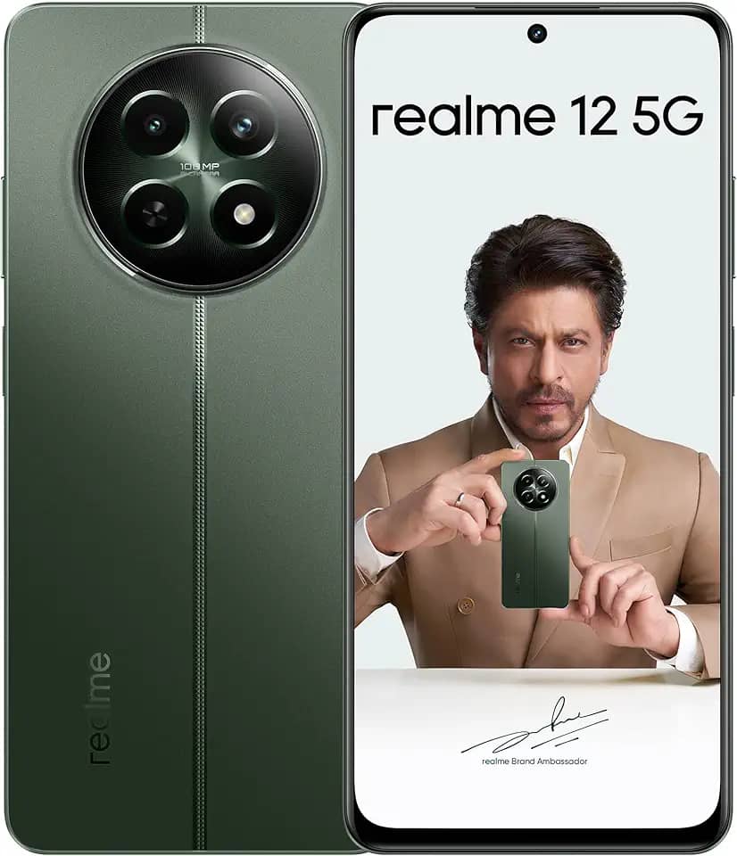 Smartphone Realme 12 5g Dual Sim 6.72' 8GB/256gb Woodland Green, Verde