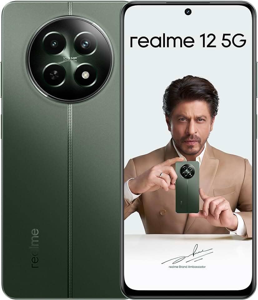 Smartphone Realme 12 5g Dual Sim 6.72" 8GB/256gb Woodland Green, Verde