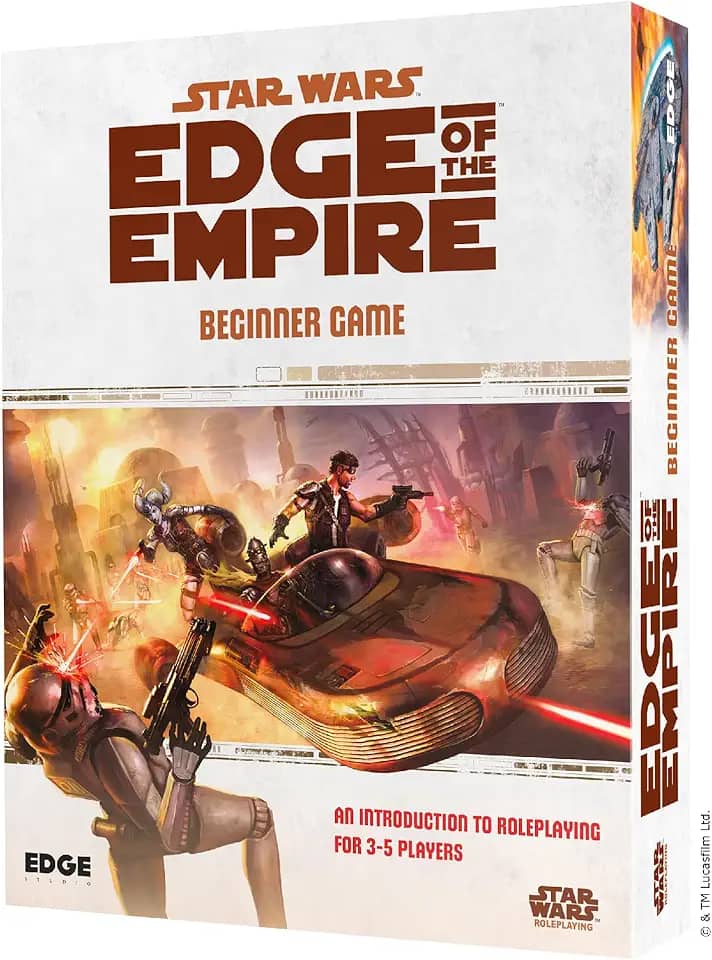 Edge, Star Wars Edge of the Empire RPG: jogo para iniciantes, RPG, maiores de 12 anos, 3 a 5 jogadores