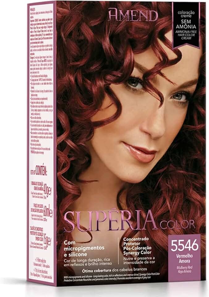 Amend Tonalizante Supéria Color 5546 Vermelho Amora