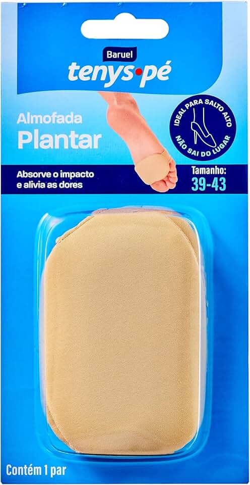 Almofada Plantar Tamanho 39 a 43 – Tenys Pé Baruel