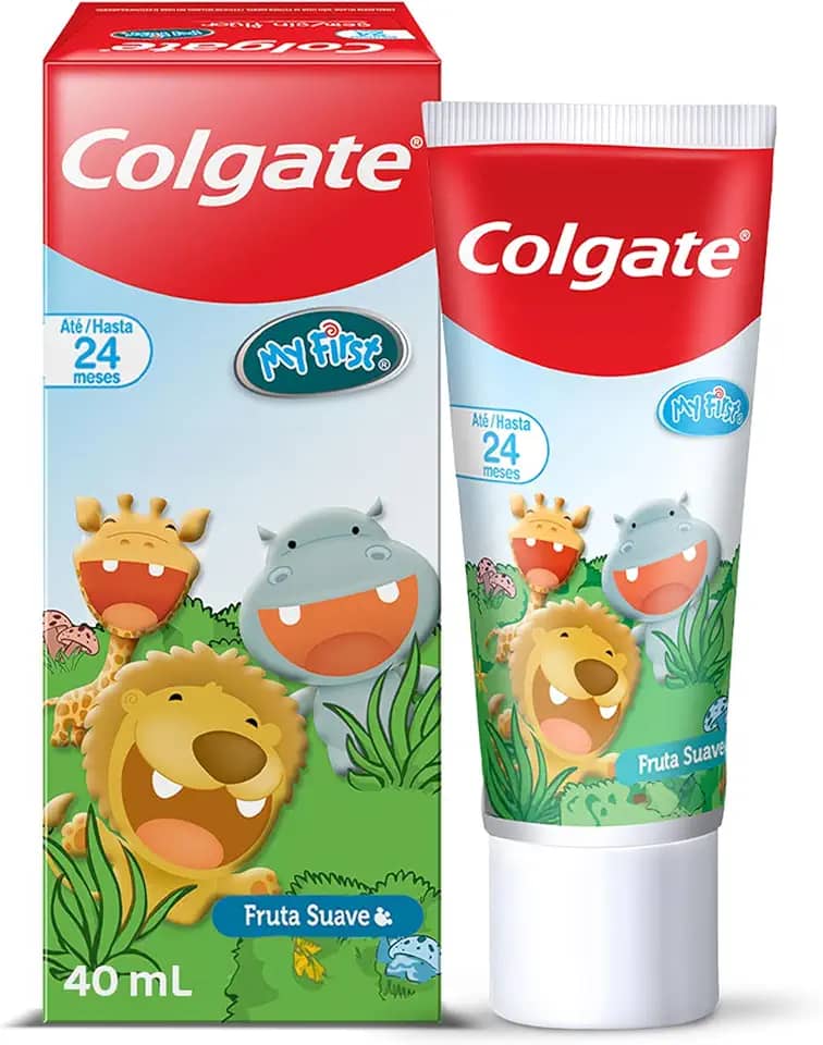 Colgate Creme Dental Infantil Baby Primeiros Dentinhos sem flúor 50g