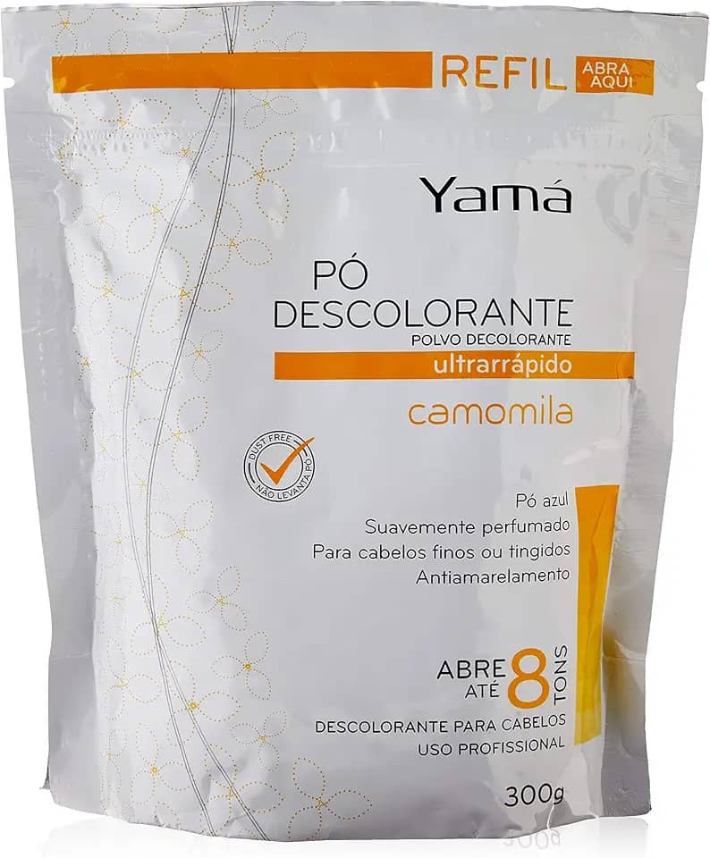 Pó Descolorante Camomila Refil, Yama, Branco