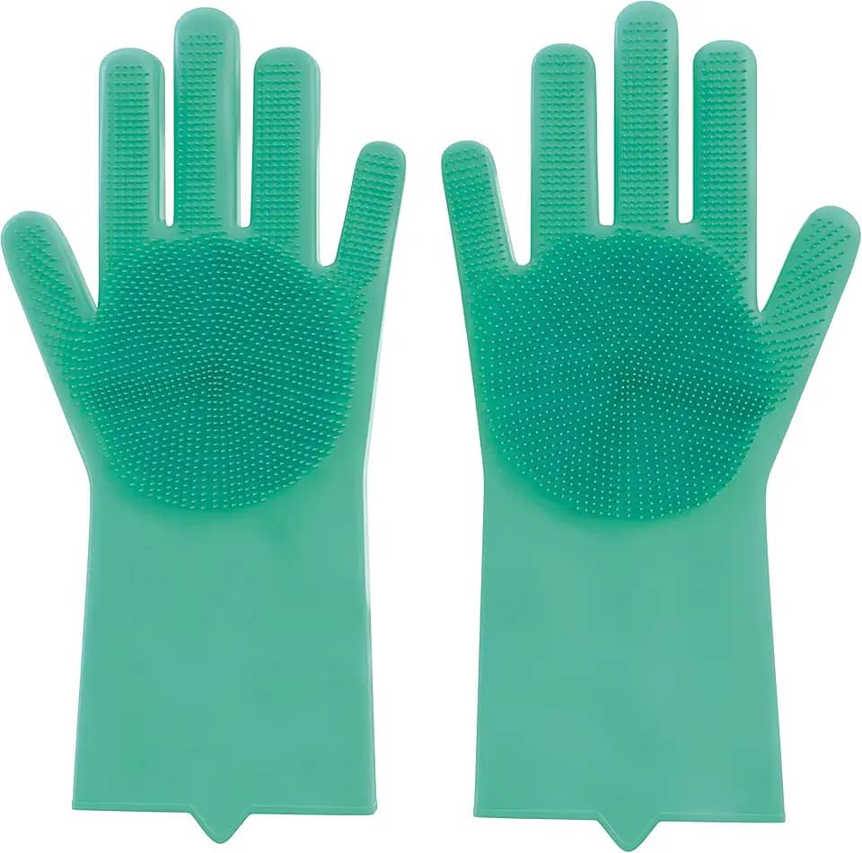Luva Esponja de Silicone para Lavar Louça, FLP5944, Flash Limp