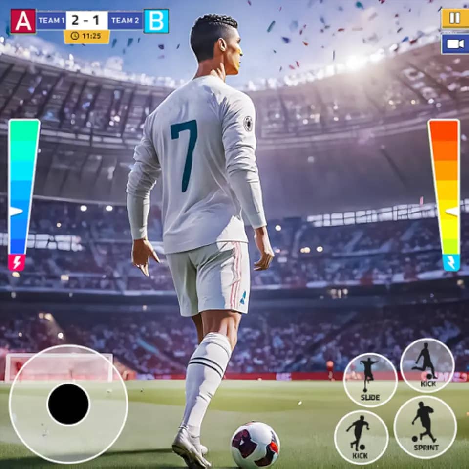 jogo de campeonato real da liga de futebol dos sonhos: super mestre de chute de futebol contra jogos de futebol com goleiro louco e voador