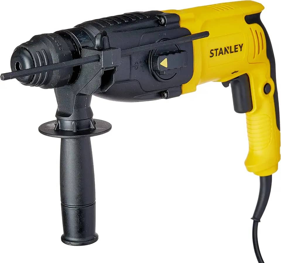 STANLEY Martelete Perfurador e Rompedor SDS Plus 2.4J 800W com Ponteiro e 6 Brocas SHR263KA