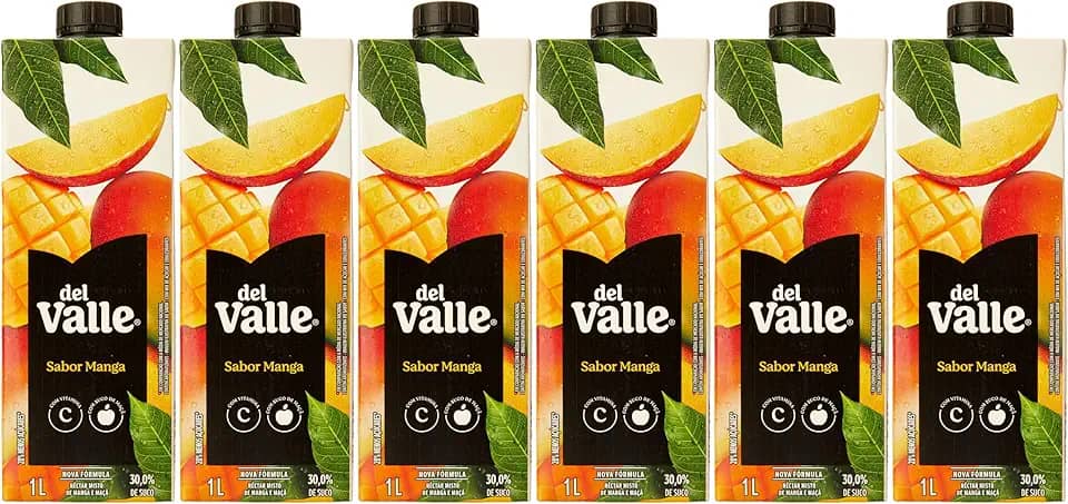 Pack de DEL VALLE MANGA 1L 6 unidades