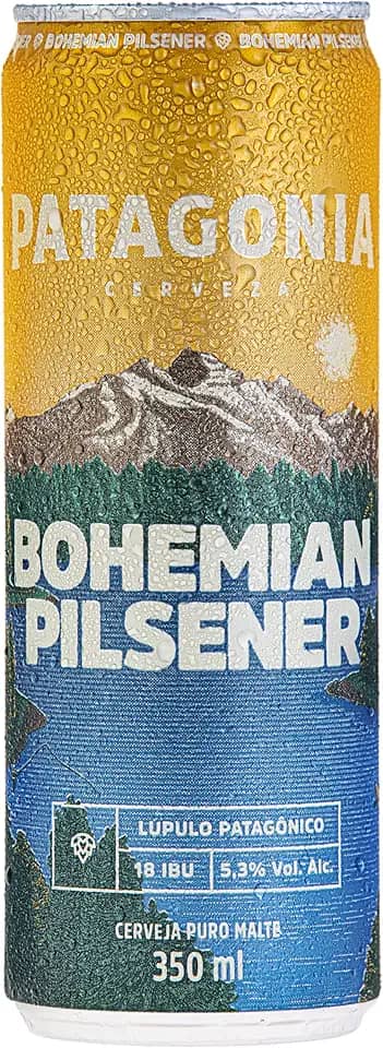 Patagonia Cerveja Bohemian Pilsener Lt Sleek 350Ml