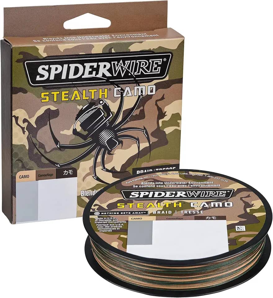 SpiderWire Linha de pesca Stealth Braid