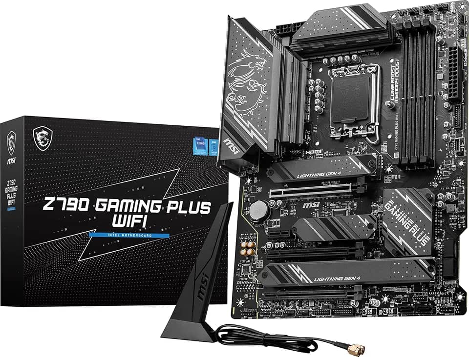 Placa Mãe MSI Z790 Gaming Plus Wifi, DDR5, LGA 1700, ATX, Chipset Intel Z790, Z790-GAMING-PLUS-WIFI