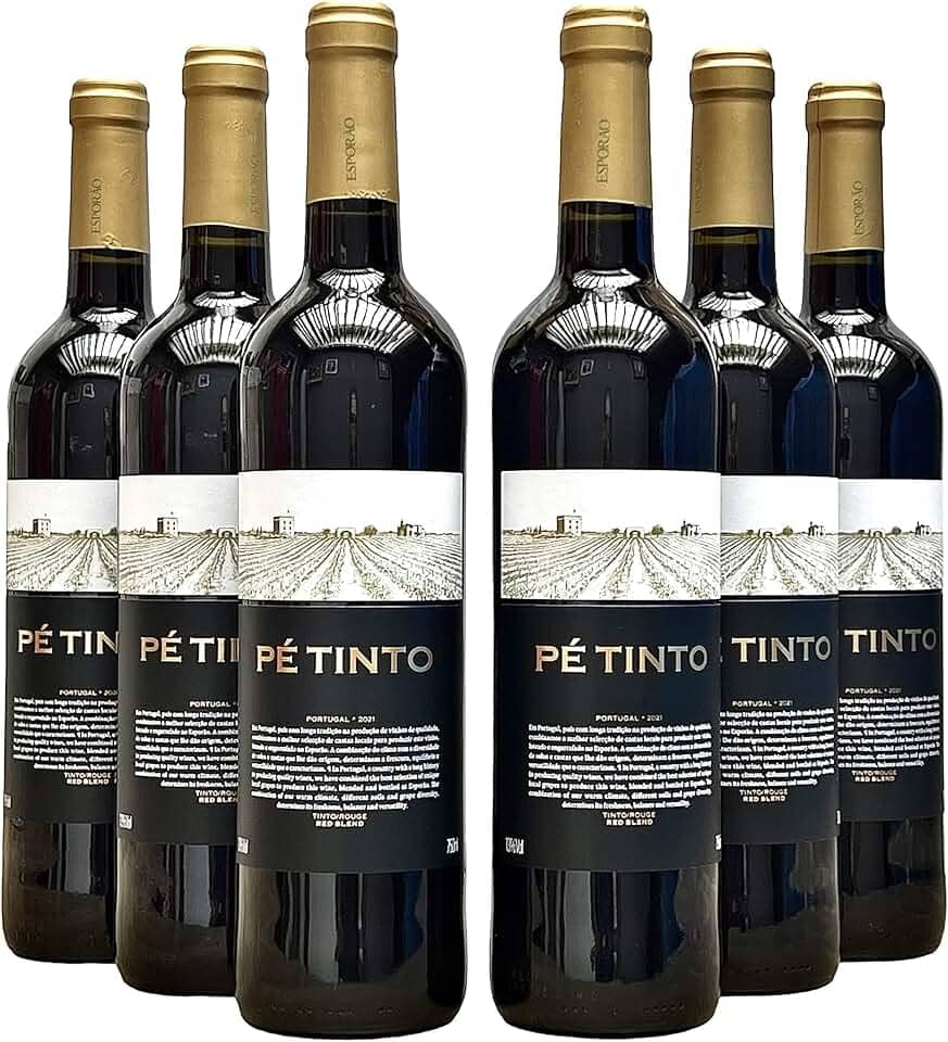 Vinho Português Pé Tinto Esporão | Kit com 6 Garrafas | Oferta