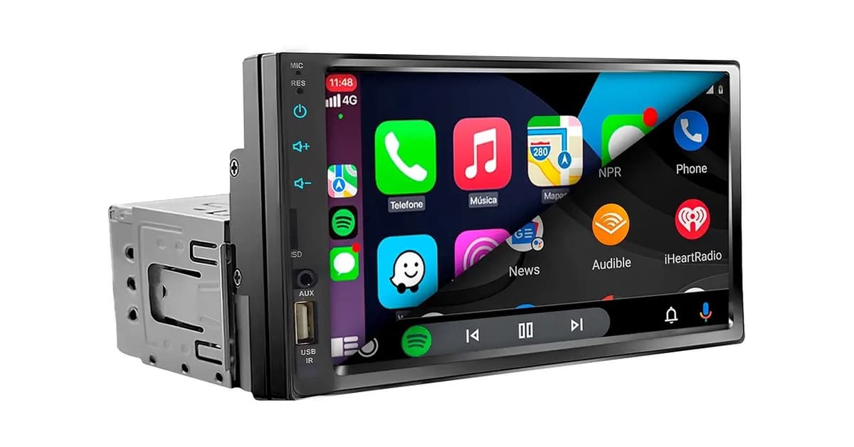 Melhor Central Multimídia 1 Din Com CarPlay Sem Fio?