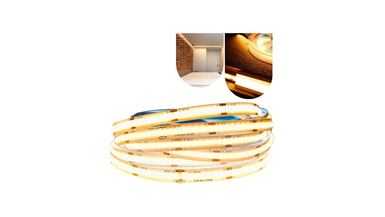 Melhor Fita LED COB: Iluminação Contínua Sem Pontos