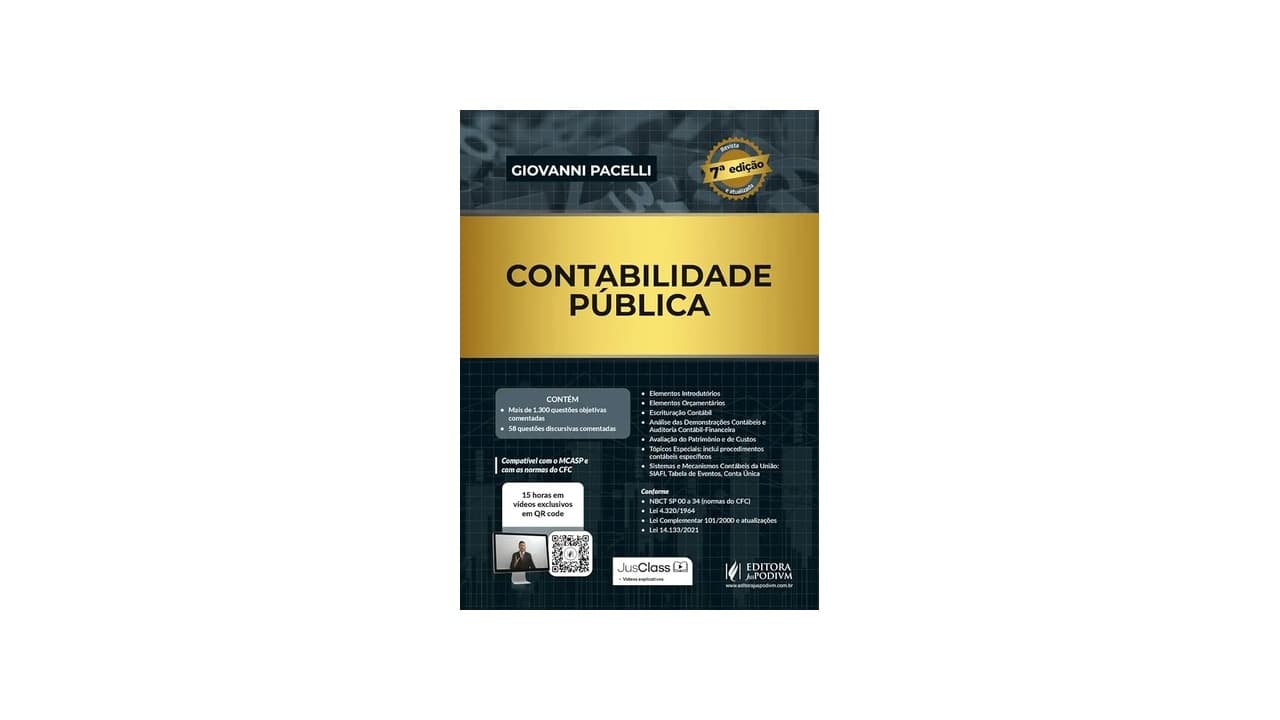 Melhor Livro de Contabilidade Publica Para Aprender