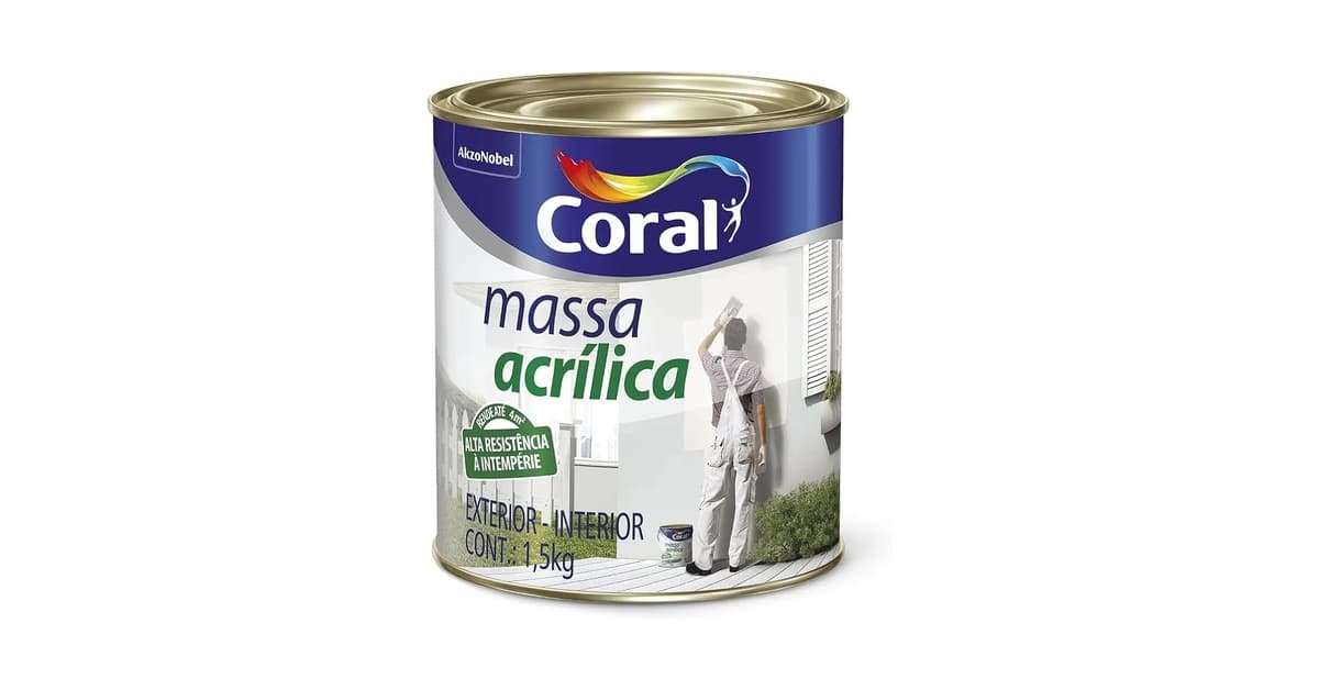 Melhor Massa Corrida Acrílica: 9 Opções Resistentes
