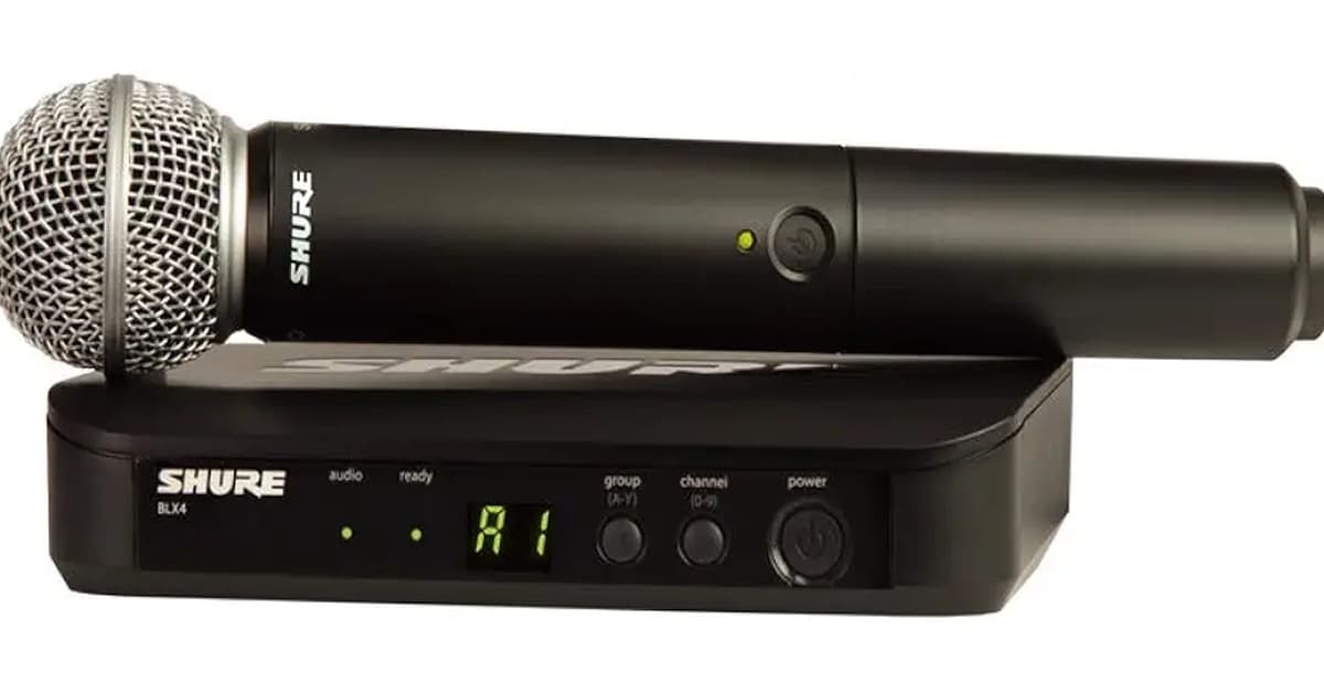 Melhor Microfone Sem Fio Shure: SM58 ou PG58?
