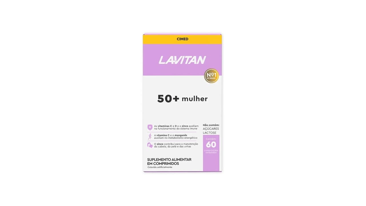 Melhor multivitamínico mulher 50 para Mais Energia