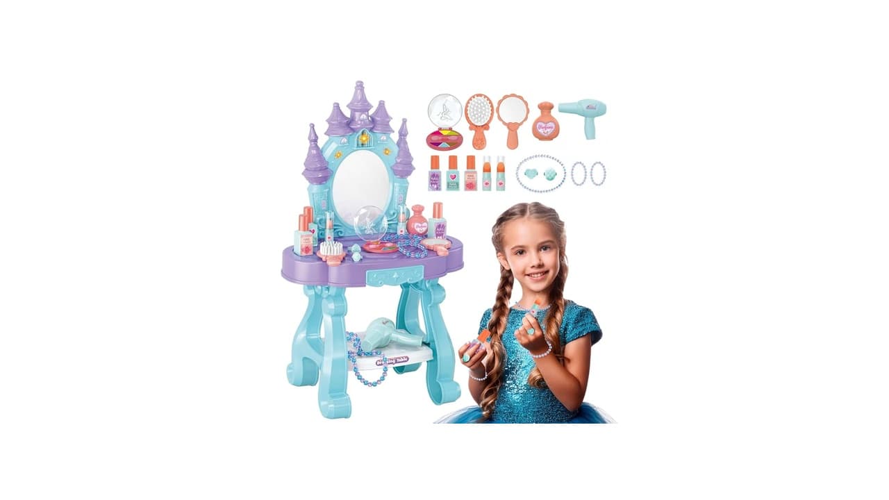 Melhor Penteadeira Infantil: 10 Modelos Lúdicos